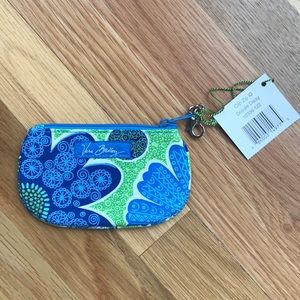 Vera Bradley Clip Zip ID in Doodle Daisy NWT